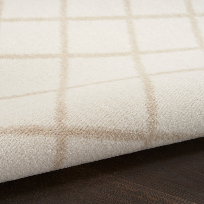 The Rug Corner Nourison Home Nourison Home - Grafix Ivory/Beige Area Rug GRF37