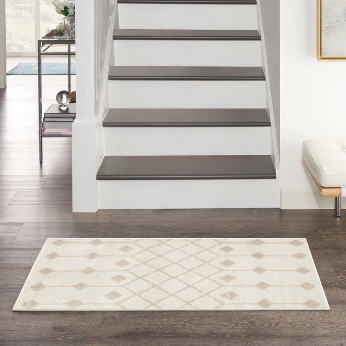 The Rug Corner Nourison Home Nourison Home - Grafix Ivory/Beige Area Rug GRF37