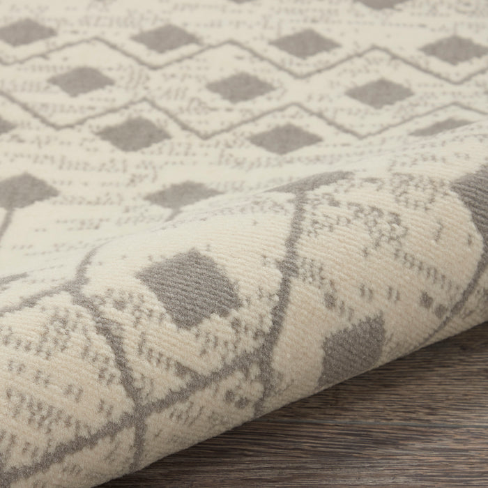The Rug Corner Nourison Home Nourison Home - Grafix Ivory/Green Area Rug GRF37