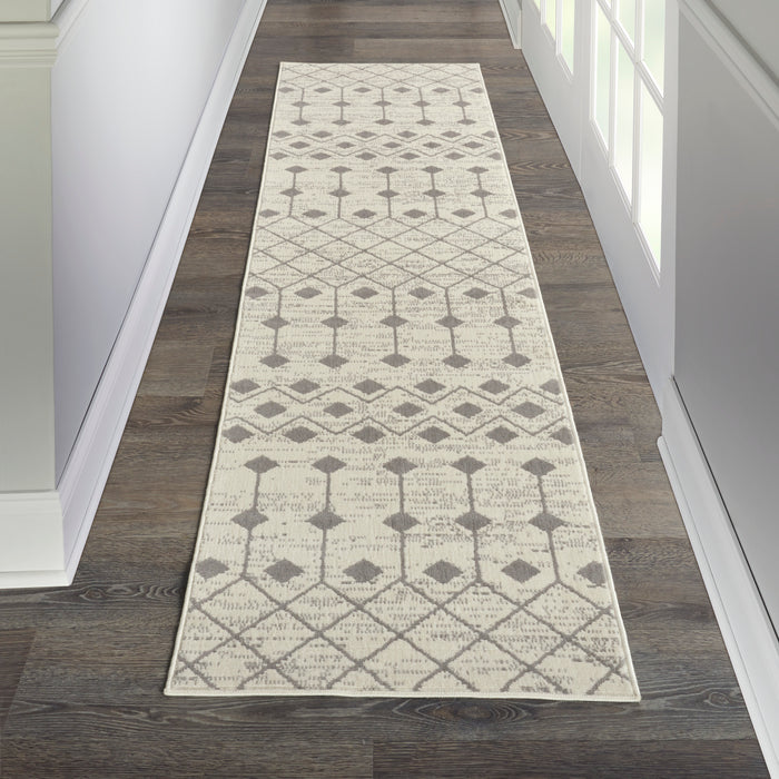 The Rug Corner Nourison Home Nourison Home - Grafix Ivory/Green Area Rug GRF37