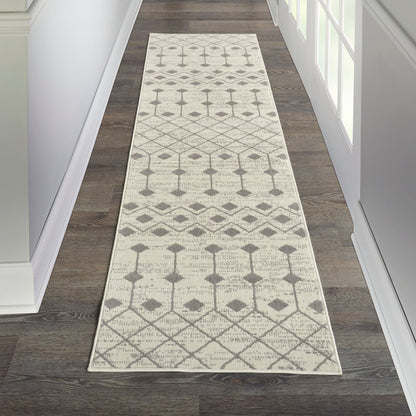 The Rug Corner Nourison Home Nourison Home - Grafix Ivory/Green Area Rug GRF37