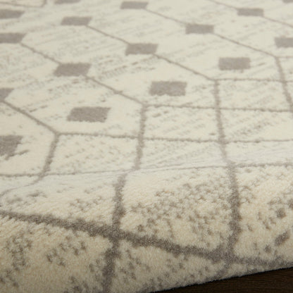 The Rug Corner Nourison Home Nourison Home - Grafix Ivory/Green Area Rug GRF37