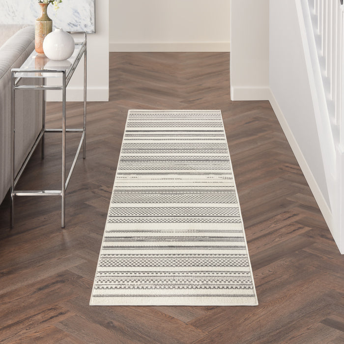 Nourison Home - Grafix Ivory/Green Area Rug GRF41