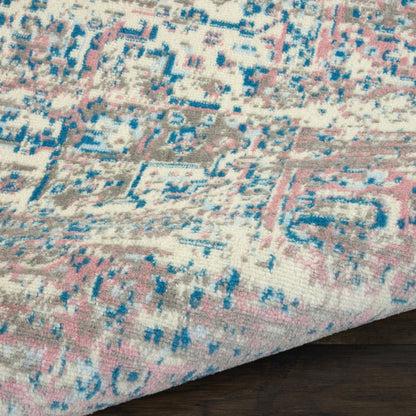 The Rug Corner Nourison Home Nourison Home - Grafix Ivory/Pink Area Rug GRF14