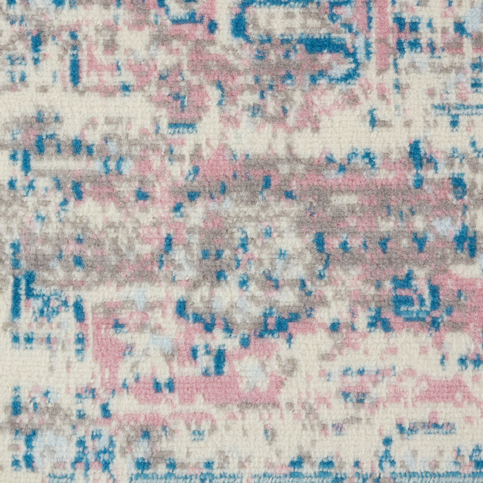The Rug Corner Nourison Home Nourison Home - Grafix Ivory/Pink Area Rug GRF14