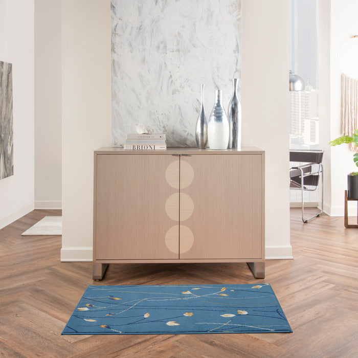 The Rug Corner Nourison Home Grafix GRF15 LTBLU Area Rugs