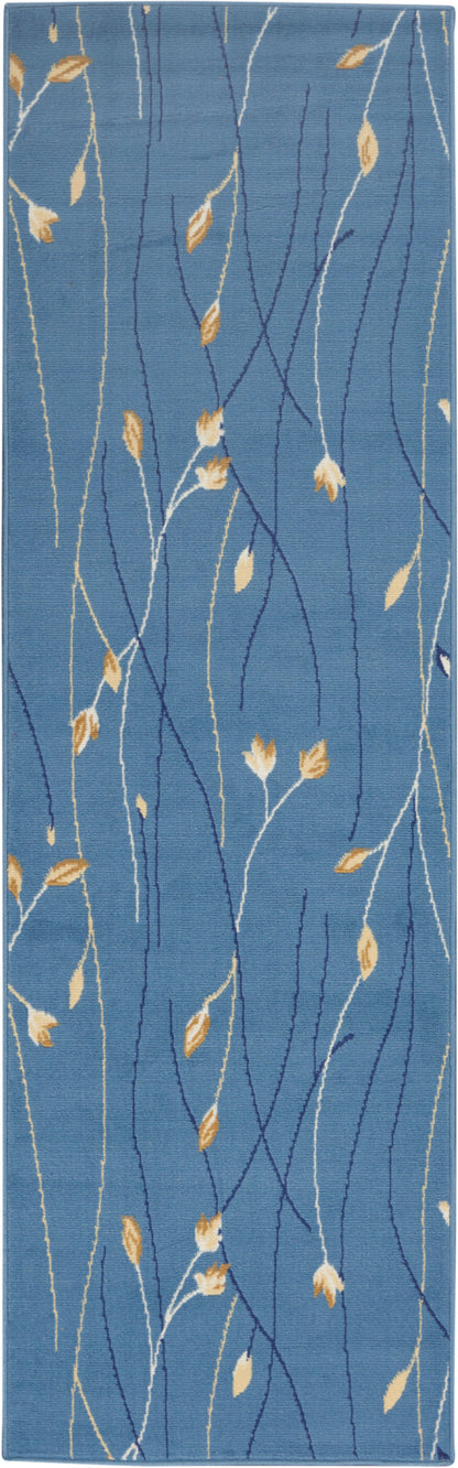 The Rug Corner Nourison Home Grafix GRF15 LTBLU Area Rugs