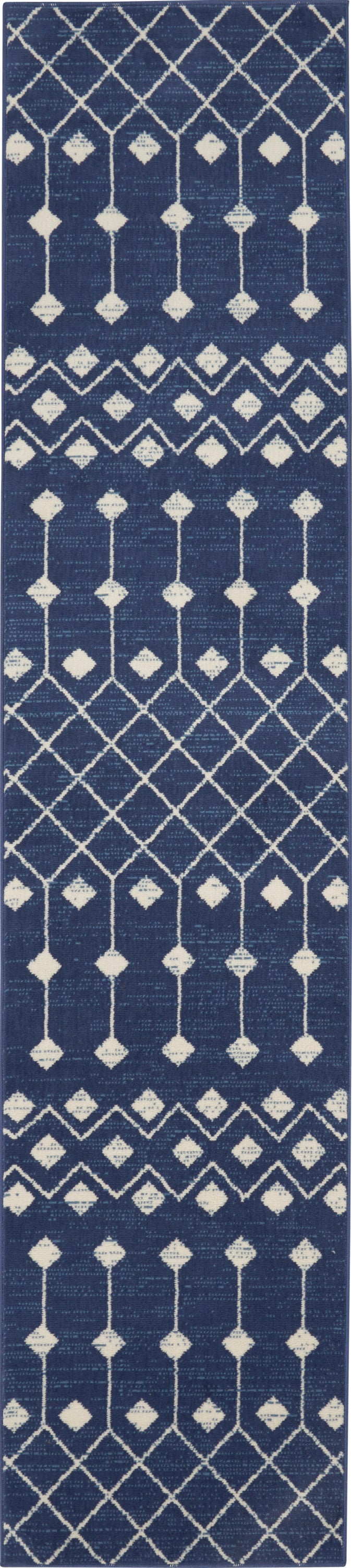 The Rug Corner Nourison Home Grafix GRF37 NAVY Area Rugs