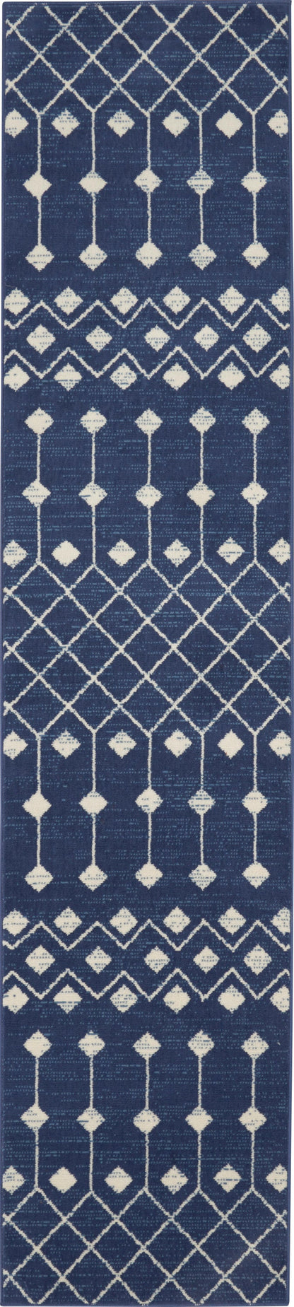 The Rug Corner Nourison Home Grafix GRF37 NAVY Area Rugs