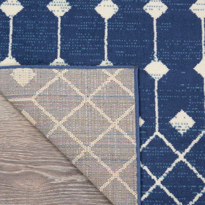 The Rug Corner Nourison Home Grafix GRF37 NAVY Area Rugs