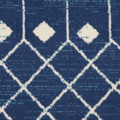 The Rug Corner Nourison Home Grafix GRF37 NAVY Area Rugs