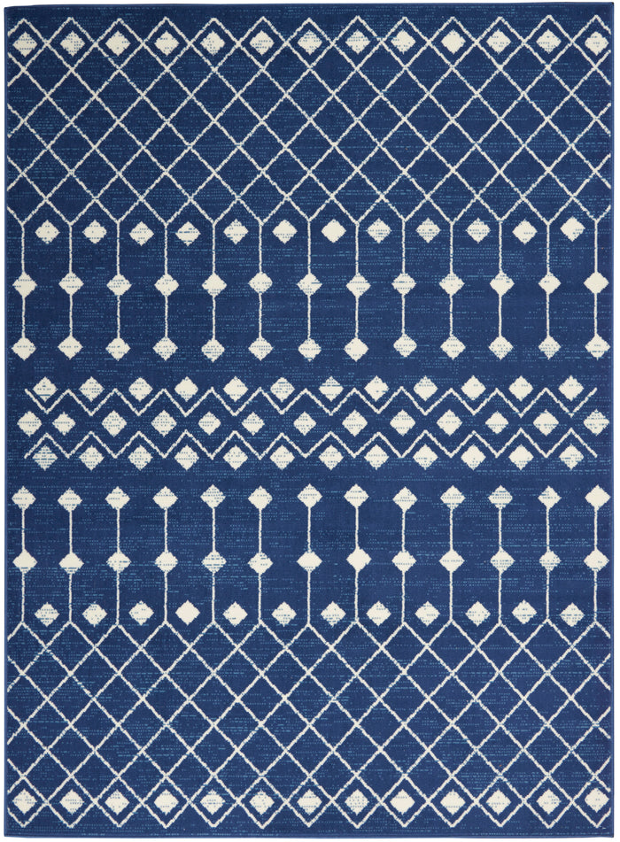 The Rug Corner Nourison Home Grafix GRF37 NAVY Area Rugs