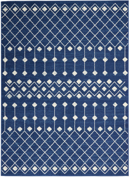 The Rug Corner Nourison Home Grafix GRF37 NAVY Area Rugs