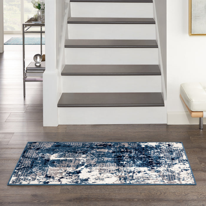 Nourison Home - Grafix Navy/Blue Area Rug GRF38