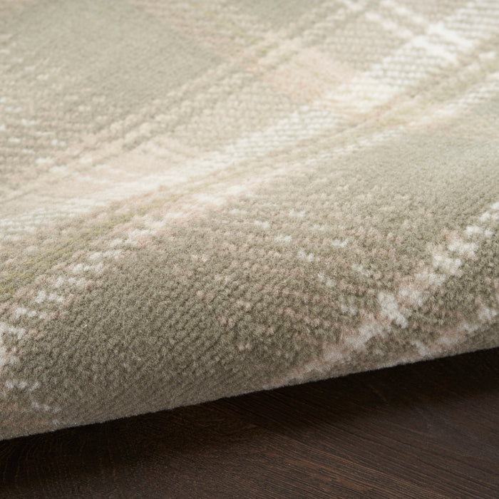 The Rug Corner Nourison Home Grafix GRF03 OLIVE Area Rugs
