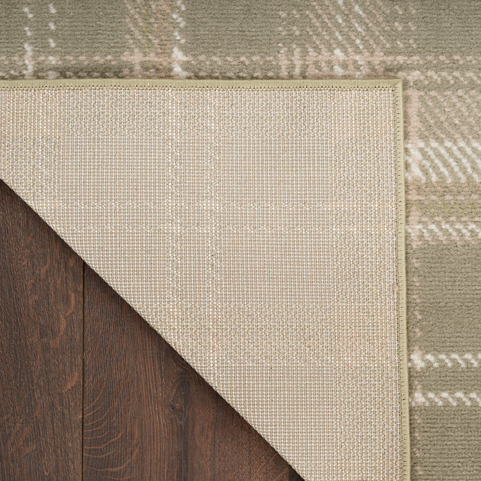 The Rug Corner Nourison Home Grafix GRF03 OLIVE Area Rugs