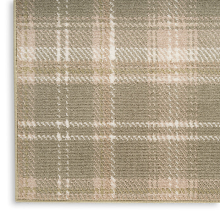 The Rug Corner Nourison Home Grafix GRF03 OLIVE Area Rugs