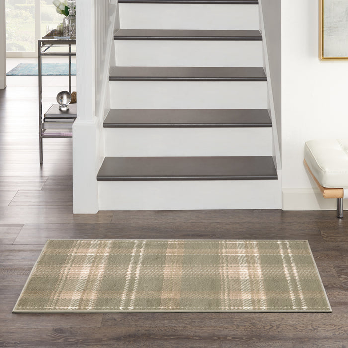 The Rug Corner Nourison Home Grafix GRF03 OLIVE Area Rugs