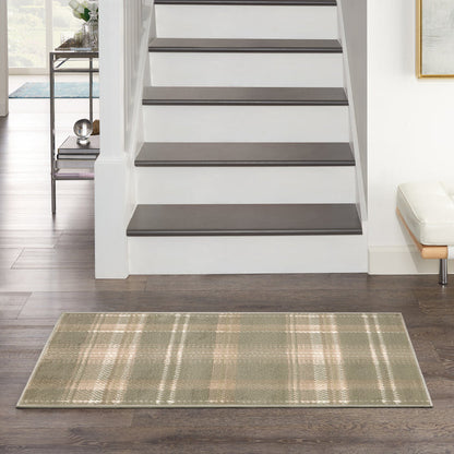 The Rug Corner Nourison Home Grafix GRF03 OLIVE Area Rugs