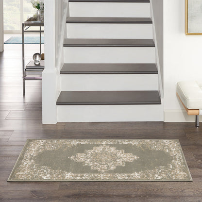 The Rug Corner Nourison Home Grafix GRF14 OLIVE Area Rugs