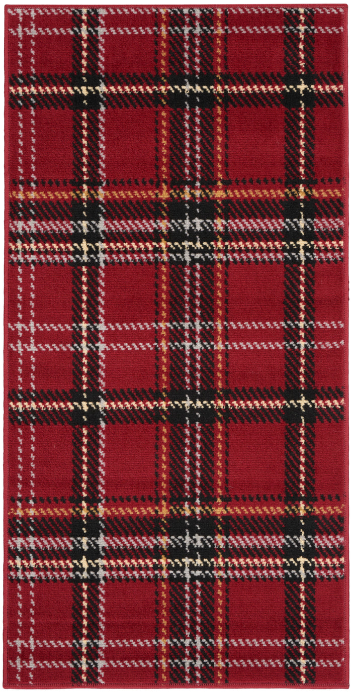 The Rug Corner Nourison Home Nourison Home - Grafix Red Area Rug GRF03