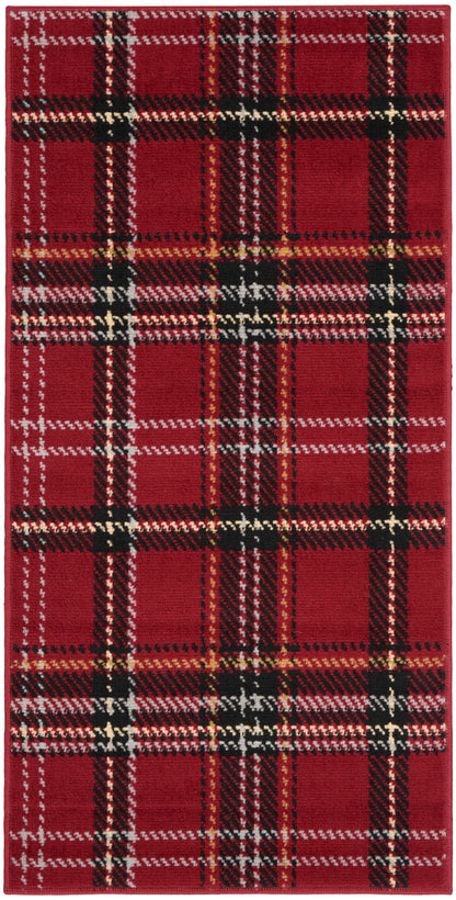 The Rug Corner Nourison Home Nourison Home - Grafix Red Area Rug GRF03