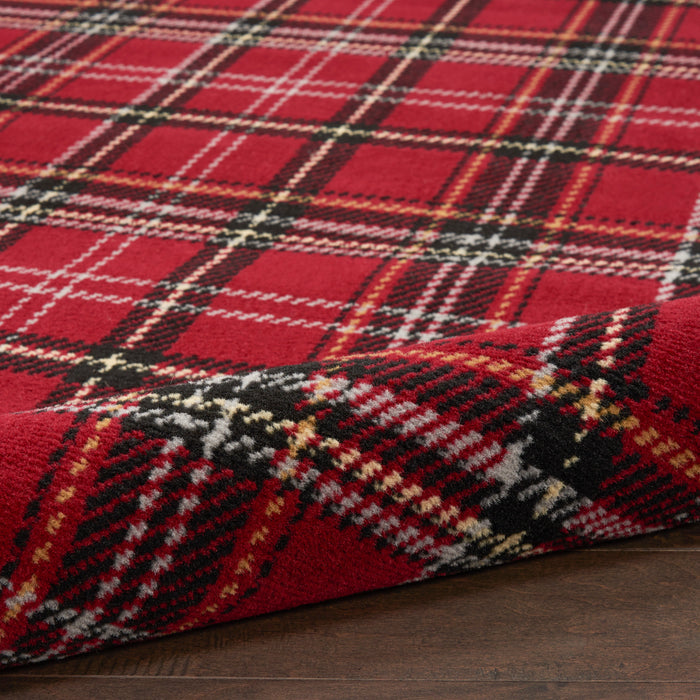 The Rug Corner Nourison Home Nourison Home - Grafix Red Area Rug GRF03