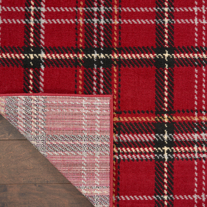 The Rug Corner Nourison Home Nourison Home - Grafix Red Area Rug GRF03