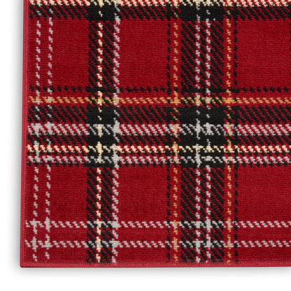 The Rug Corner Nourison Home Nourison Home - Grafix Red Area Rug GRF03