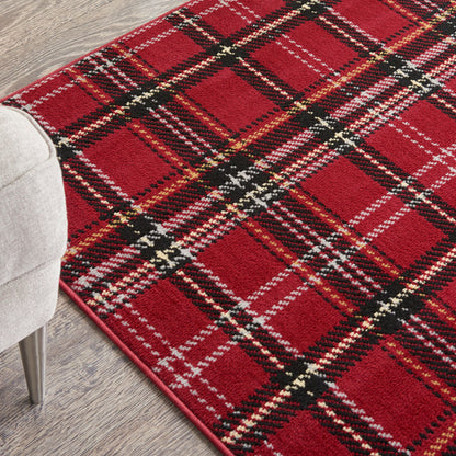 The Rug Corner Nourison Home Nourison Home - Grafix Red Area Rug GRF03