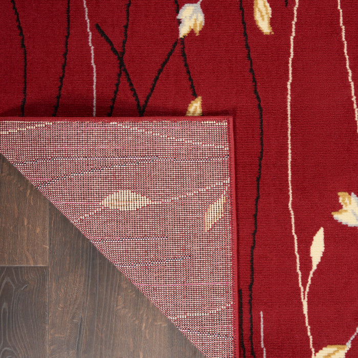 The Rug Corner Nourison Home Grafix GRF15 RED Area Rugs