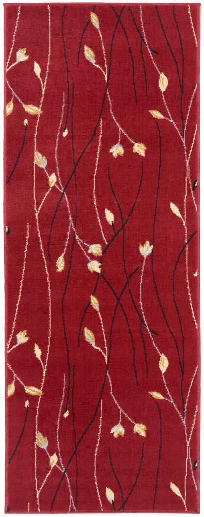 The Rug Corner Nourison Home Grafix GRF15 RED Area Rugs