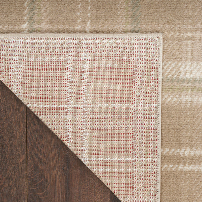 The Rug Corner Nourison Home Nourison Home - Grafix Taupe Area Rug GRF03