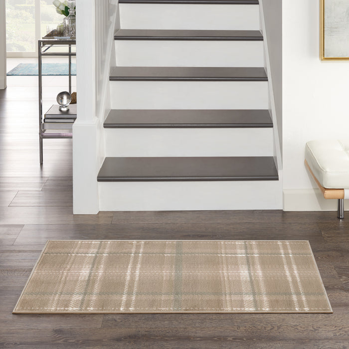 The Rug Corner Nourison Home Nourison Home - Grafix Taupe Area Rug GRF03