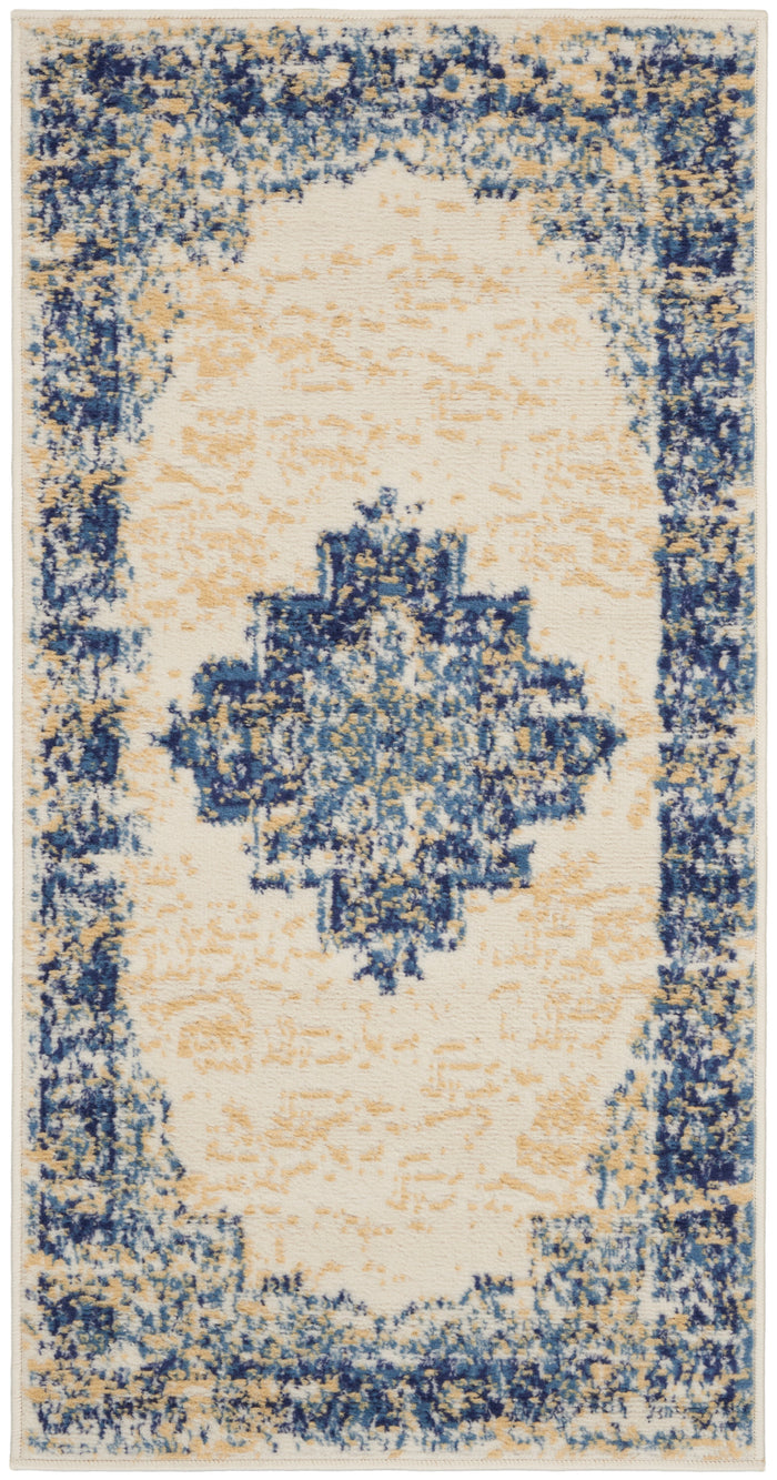 The Rug Corner Nourison Home Nourison Home - Grafix White Area Rug GRF14