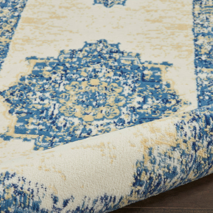 The Rug Corner Nourison Home Nourison Home - Grafix White Area Rug GRF14