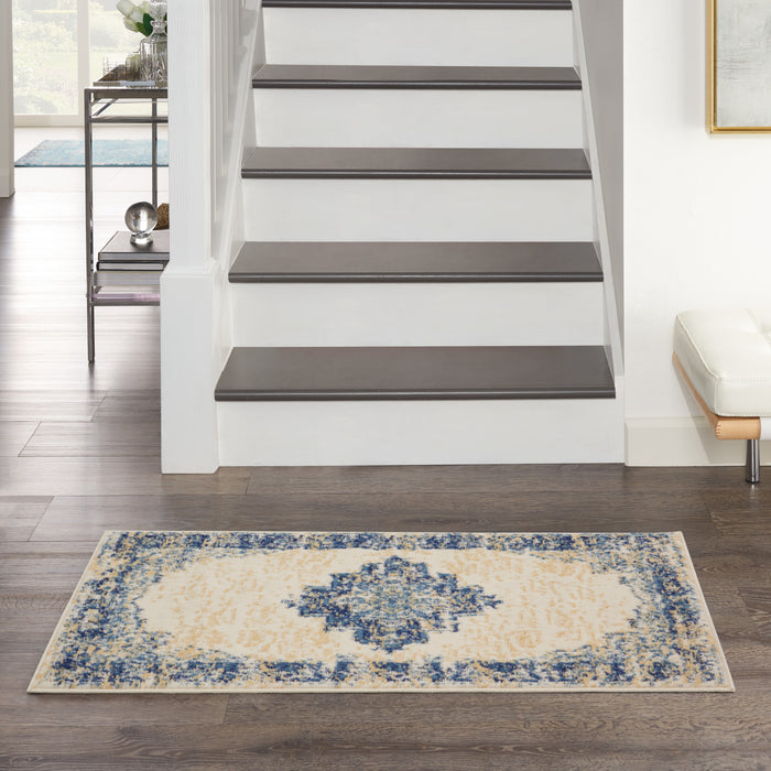 The Rug Corner Nourison Home Nourison Home - Grafix White Area Rug GRF14
