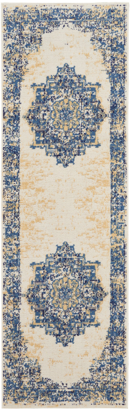 The Rug Corner Nourison Home Nourison Home - Grafix White Area Rug GRF14