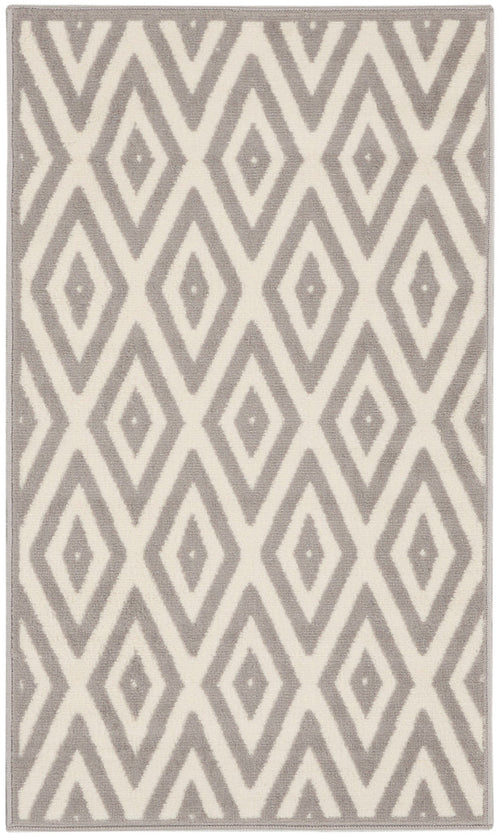Nourison Home - Grafix White/Grey Area Rug GRF18