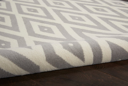 Nourison Home - Grafix White/Grey Area Rug GRF18