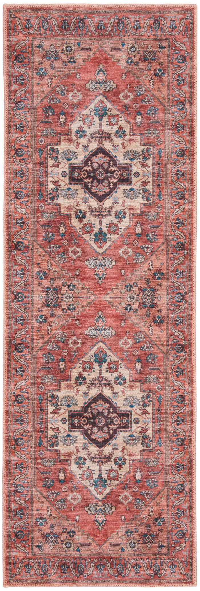 The Rug Corner Nourison Home Nourison Home - Grand Washables Rust/Multi Area Rug GRW03