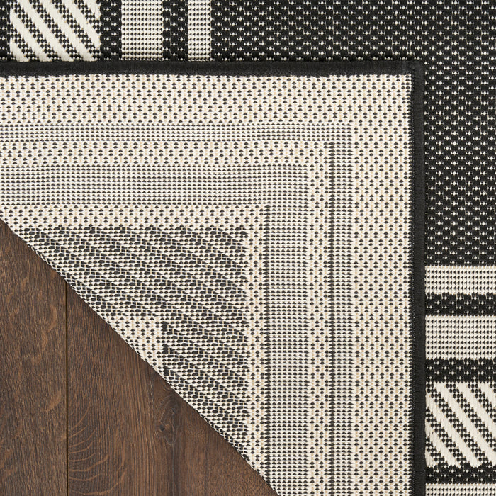 The Rug Corner Nourison Home Nourison Home - Horizon Indoor/Outdoor Black Area Rug HOZ03