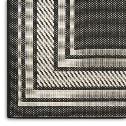 The Rug Corner Nourison Home Nourison Home - Horizon Indoor/Outdoor Black Area Rug HOZ03