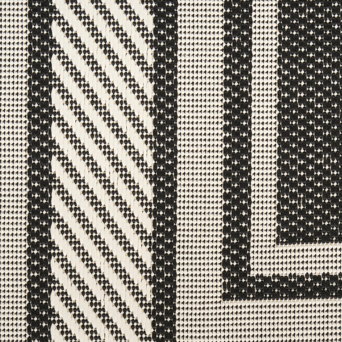 The Rug Corner Nourison Home Nourison Home - Horizon Indoor/Outdoor Black Area Rug HOZ03