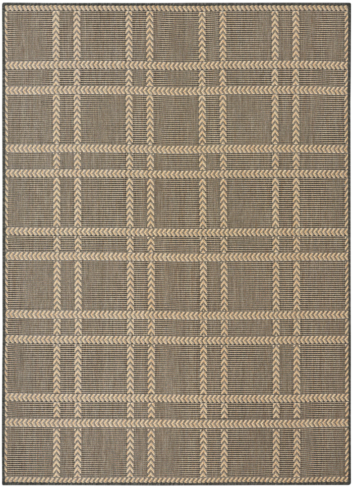 The Rug Corner Nourison Home Nourison Home - Horizon Indoor/Outdoor Charcoal Area Rug HOZ04