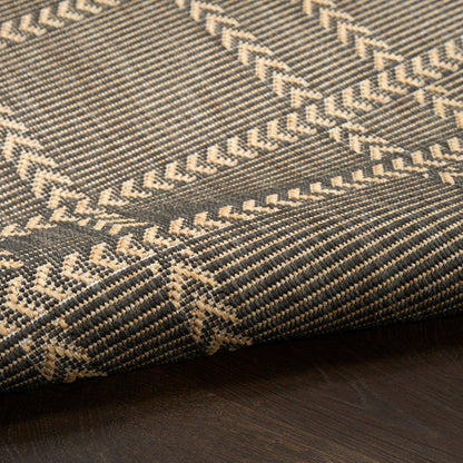 The Rug Corner Nourison Home Nourison Home - Horizon Indoor/Outdoor Charcoal Area Rug HOZ04