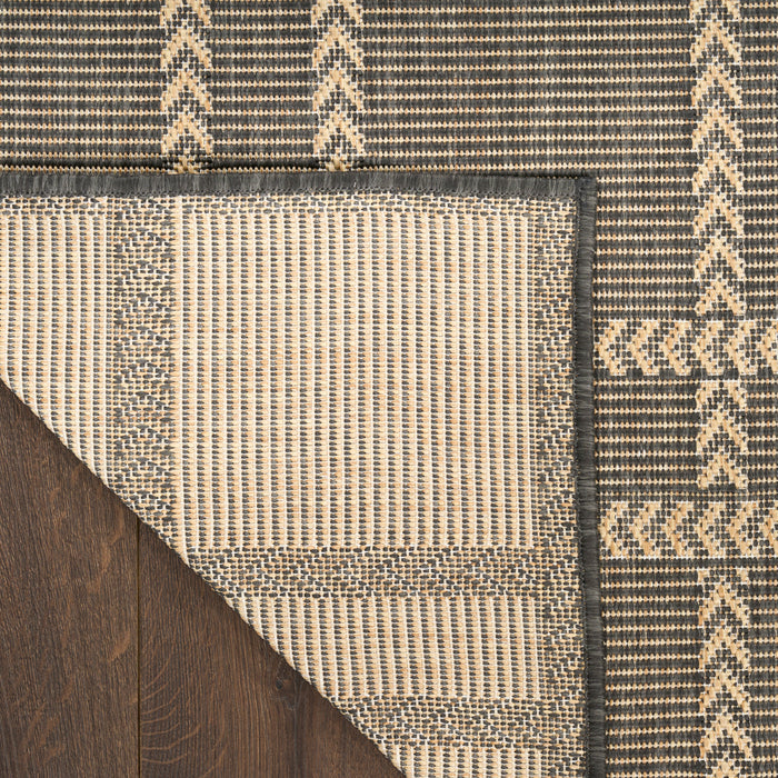 The Rug Corner Nourison Home Nourison Home - Horizon Indoor/Outdoor Charcoal Area Rug HOZ04