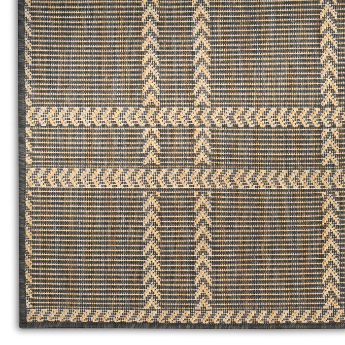 The Rug Corner Nourison Home Nourison Home - Horizon Indoor/Outdoor Charcoal Area Rug HOZ04