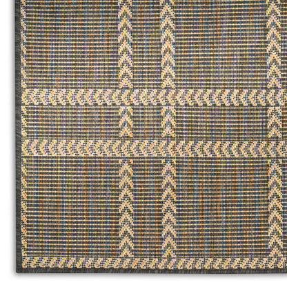 The Rug Corner Nourison Home Nourison Home - Horizon Indoor/Outdoor Charcoal Area Rug HOZ04