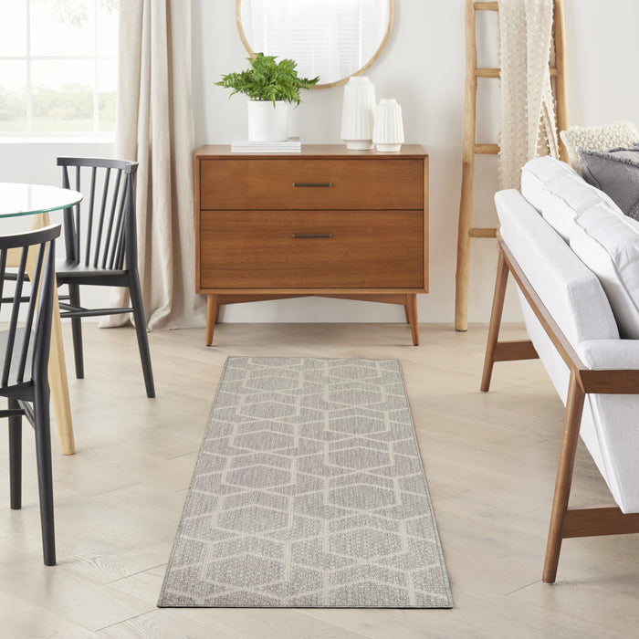 The Rug Corner Nourison Home Horizon Indoor/Outdoor HOZ01 GREY Area Rugs